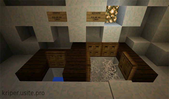 Скачать карту Прятки в пещере для Minecraft PE 1